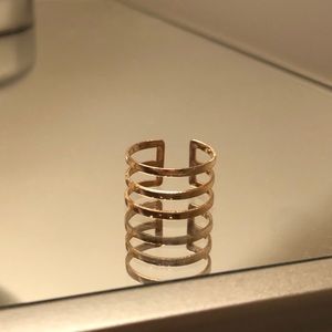 gold triple stack ring